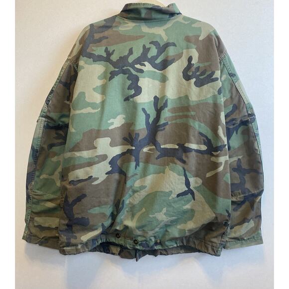US Army Military Jacket Mens Medium Camo Chemical Protective Utility Field Co - Picture 7 of 12